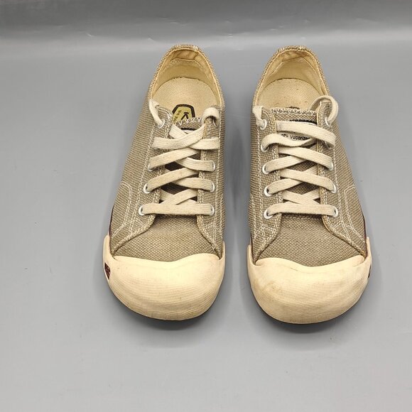 KEEN Coronado Vulcanized Vegan Womens Sz 8.5 Low Top Gray Lace Up Sneakers Shoes - Picture 3 of 11